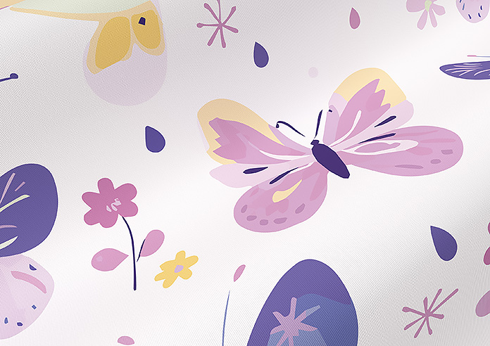 Butterfly Garden, Enchanting Purples - Twist&Fit Roller Blind - Image 4